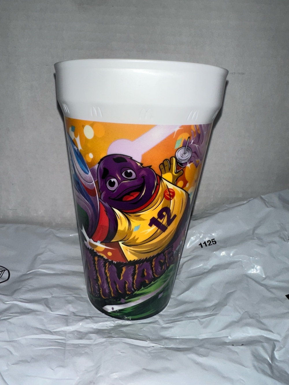 2026 McDonald's Fifa World Cup Grimace Adult Happy Meal Cups (Open Box)